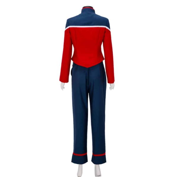 Lower Decks Ensign Mariner Red Uniform Command Standard Red Uniform Female 5