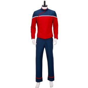 Trekcosplay Ensign Brad Boimler Command Standard Red Uniform Male 10