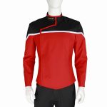 Trekcosplay Lower Decks Brad Boimler Cosplay Red Standard Uniform Command Division 3