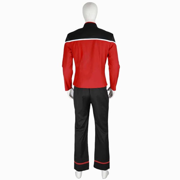 Trekcosplay Lower Decks Brad Boimler Cosplay Red Standard Uniform Command Division 5