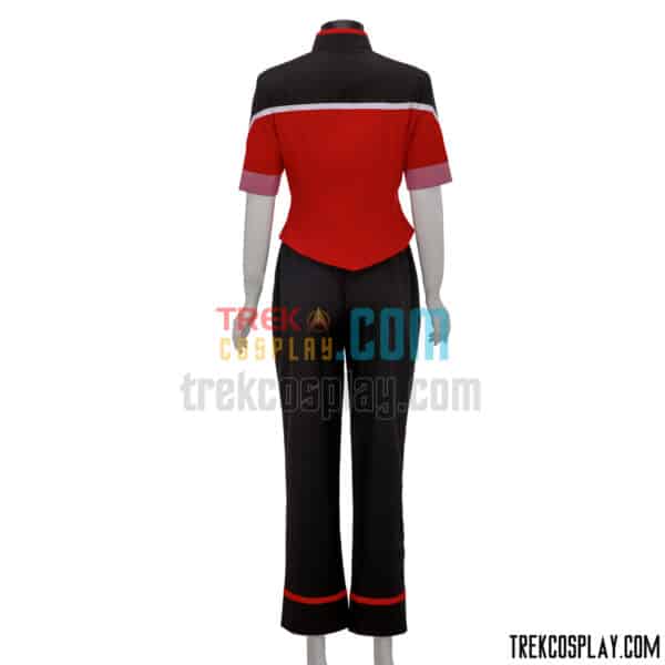 Trekcosplay Lower Decks Captain Freeman Command Red Uniform 2