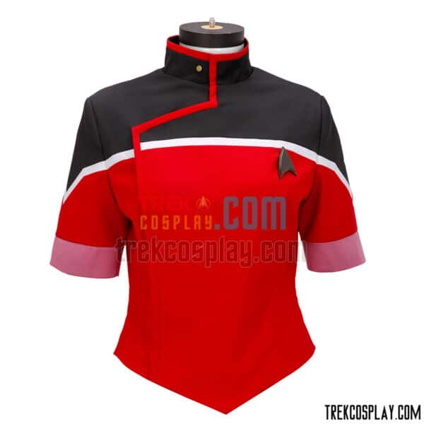 Trekcosplay Lower Decks Captain Freeman Command Red Uniform