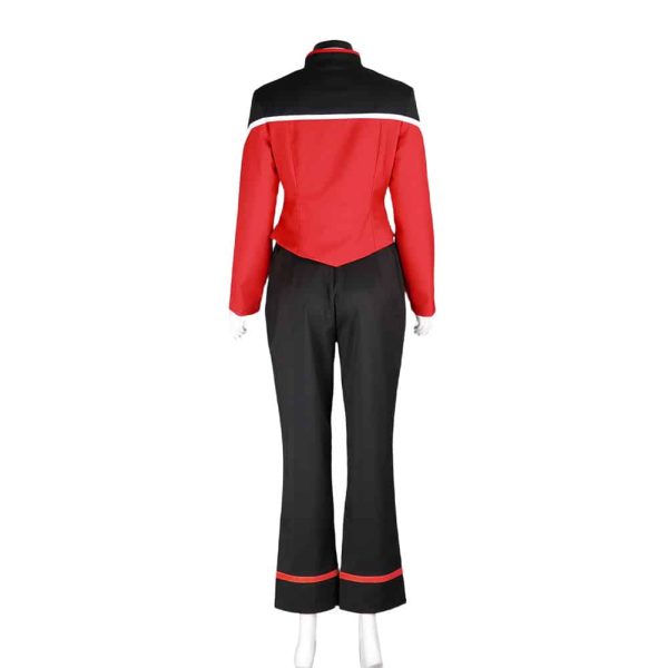 Trekcosplay Lower Decks Captain Freeman Uniform Command Red Female 5