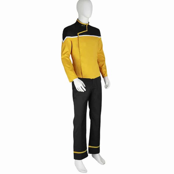 Trekcosplay Lower Decks Ensign Sam Rutherford Gold Uniform Operation Division Male 3