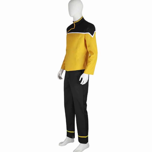 Trekcosplay Lower Decks Ensign Sam Rutherford Gold Uniform Operation Division Male 5