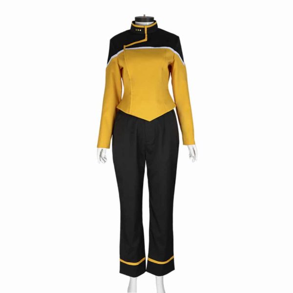 Trekcosplay Lower Decks Operations Uniform Gold Female 6