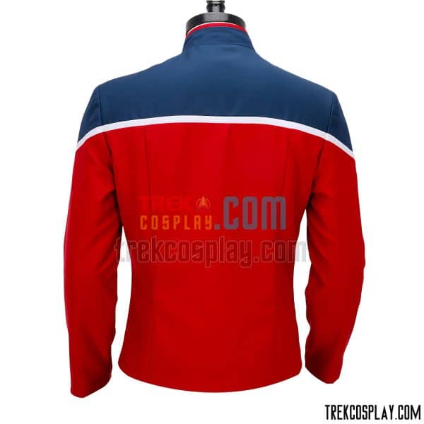 Trekcosplay Lower Decks Red Jacket Male Command Division 4