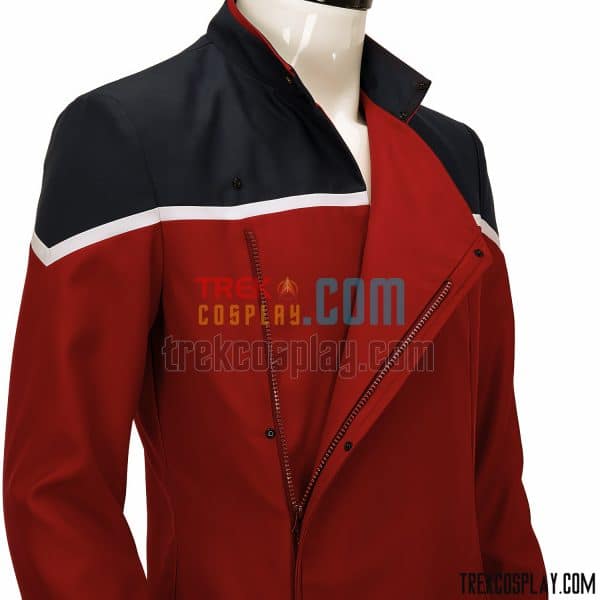 Trekcosplay Lower Decks Top Jacket Red Uniform Male 2