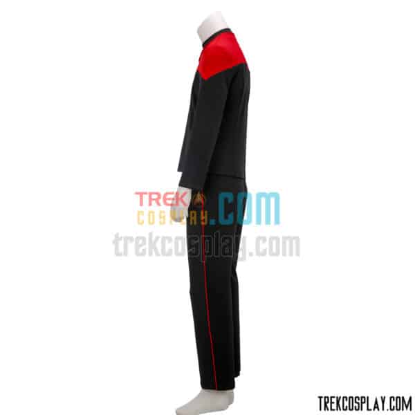 Trekcosplay Picard Captain Rios Command Red Uniform 5