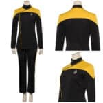 Trekcosplay Picard Commander Raffaela Musiker Operations Gold Uniform Female 6