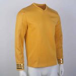 Strange New Worlds Captain Pike Gold Uniforms Startfleet Red Top Shirts 11