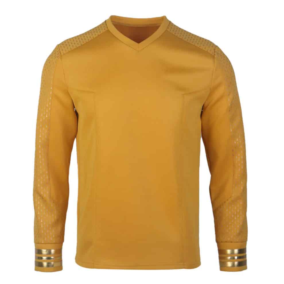 For Strange New Worlds Captain Pike Trousers Starfleet Spock Mens Pants Black - Foto 11